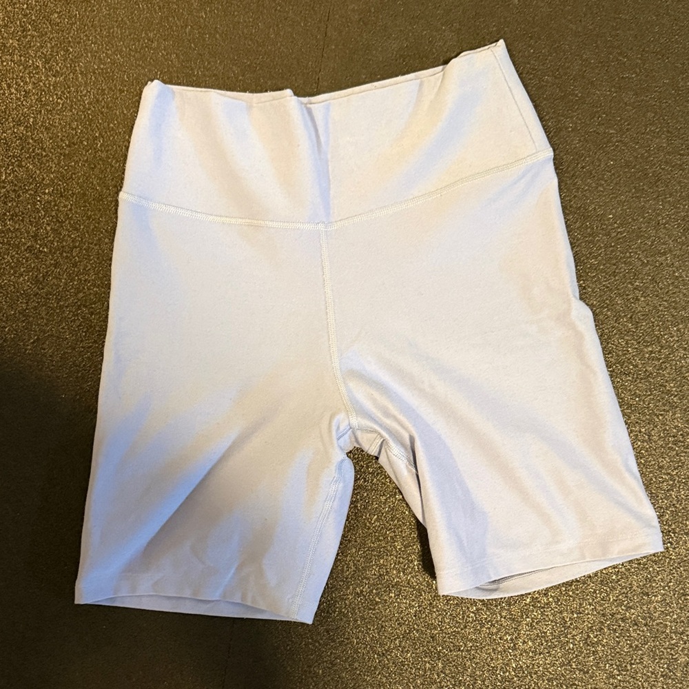 Women's Periwinkle High-Waisted Shorts